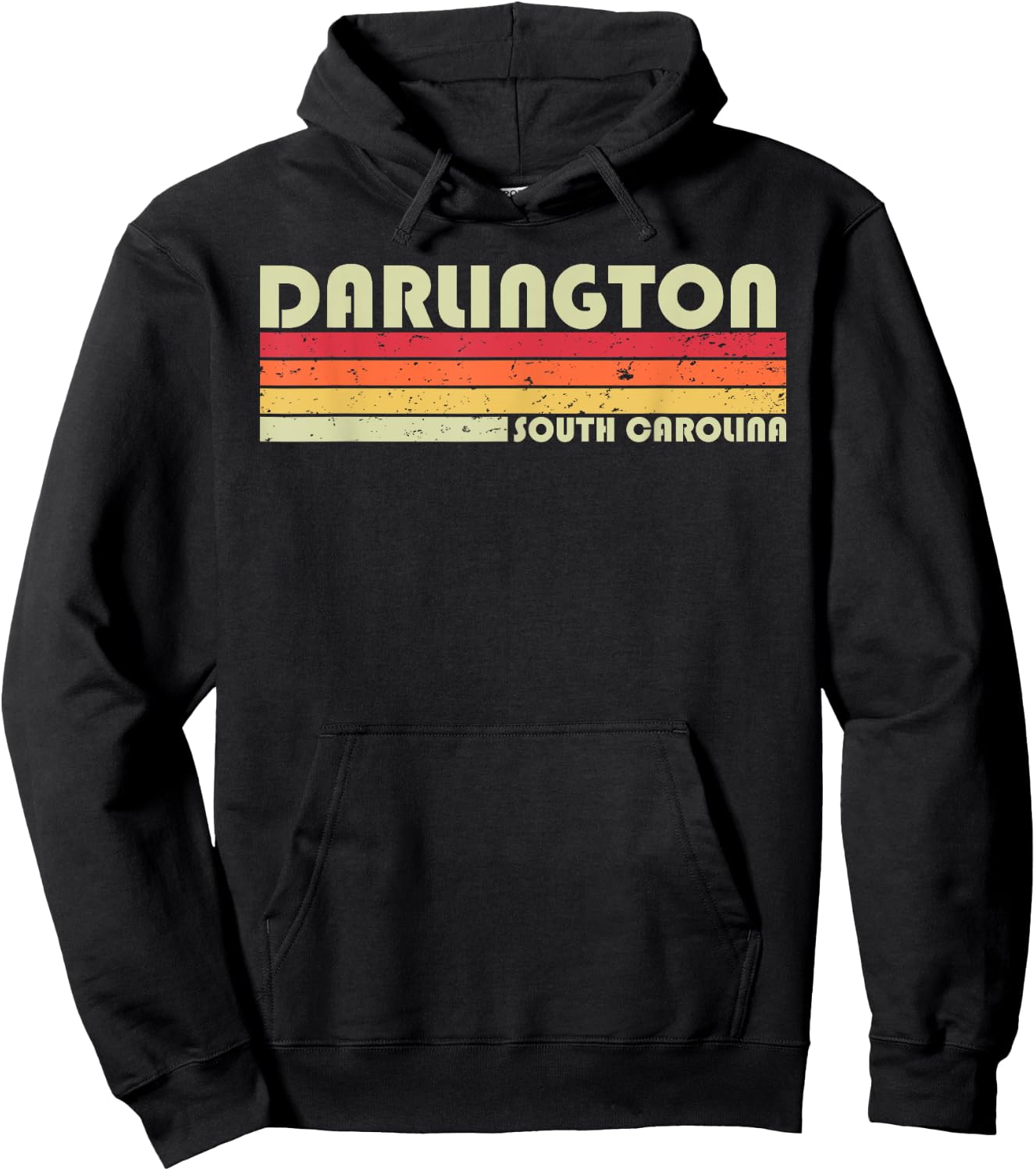 DARLINGTON SC SOUTH CAROLINA Funny City Home Root Gift Retro Hoodie - Hoodie | Black