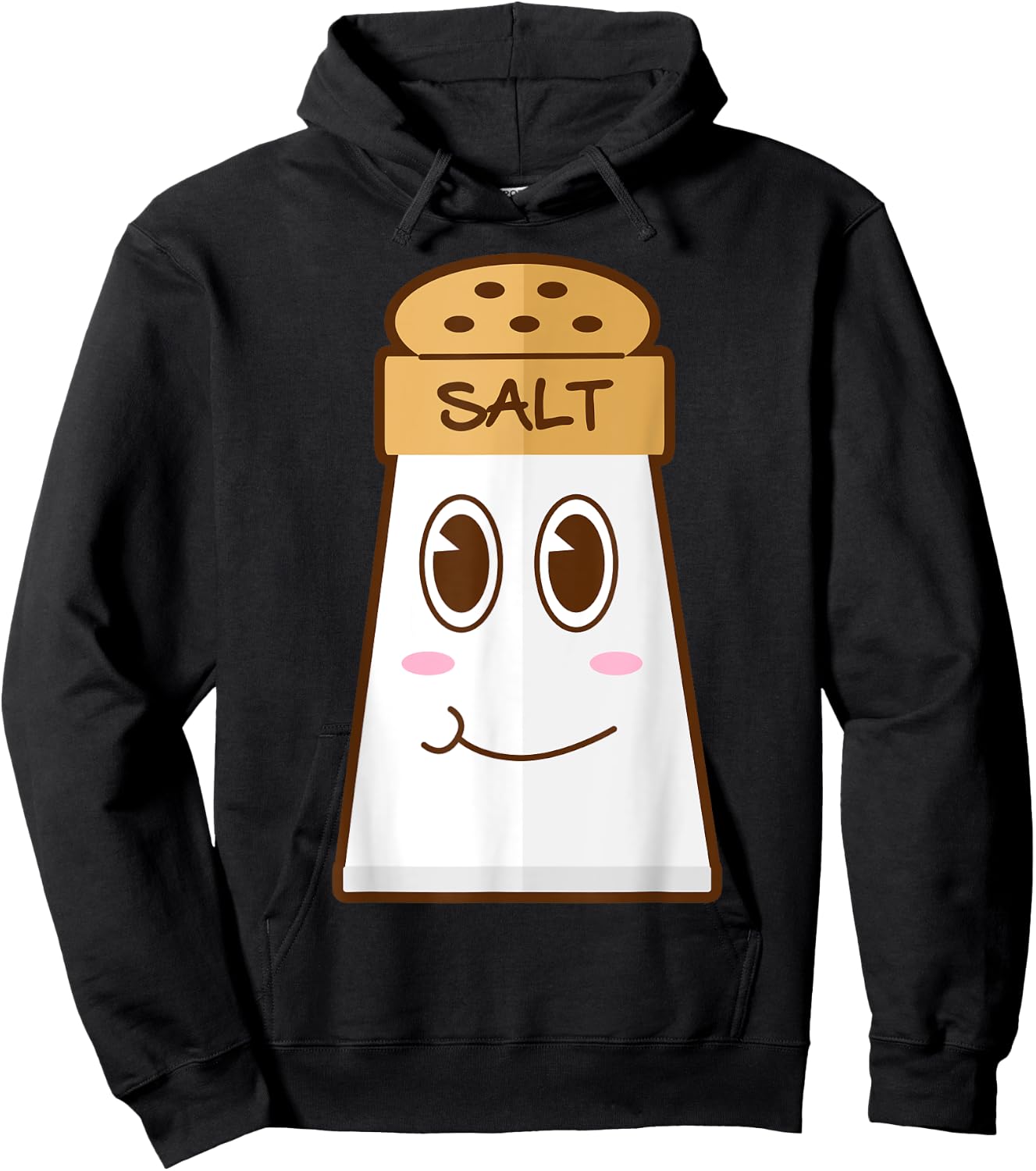 Funny SALT And Pepper Duo Valentines Halloween Easy Costume Hoodie - Hoodie | Black