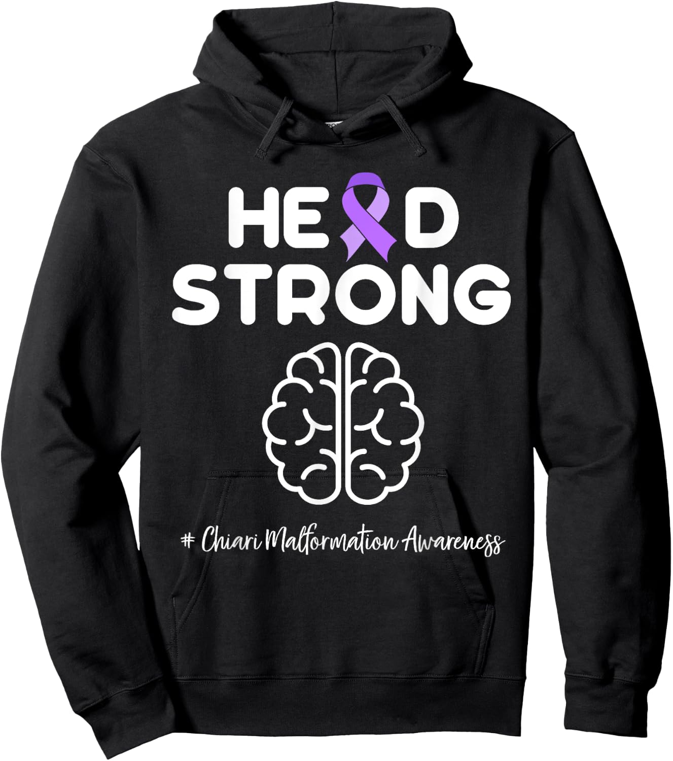 Strong Chiari Malformation Awareness Hoodie - Hoodie | Black