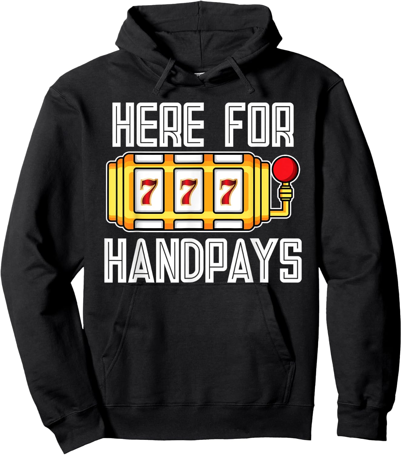 Handpay Slot Machine Hoodie - Hoodie | Black