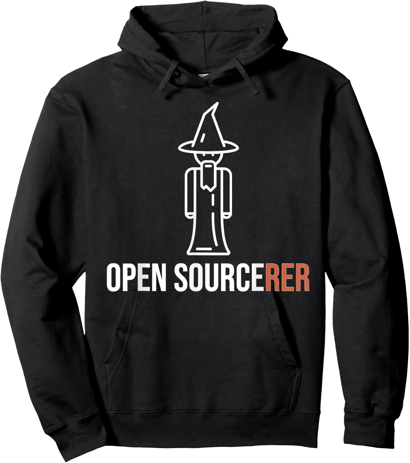 Funny Open Source Sourcerer - Great Programmer / Coder Joke Hoodie - Hoodie | Black