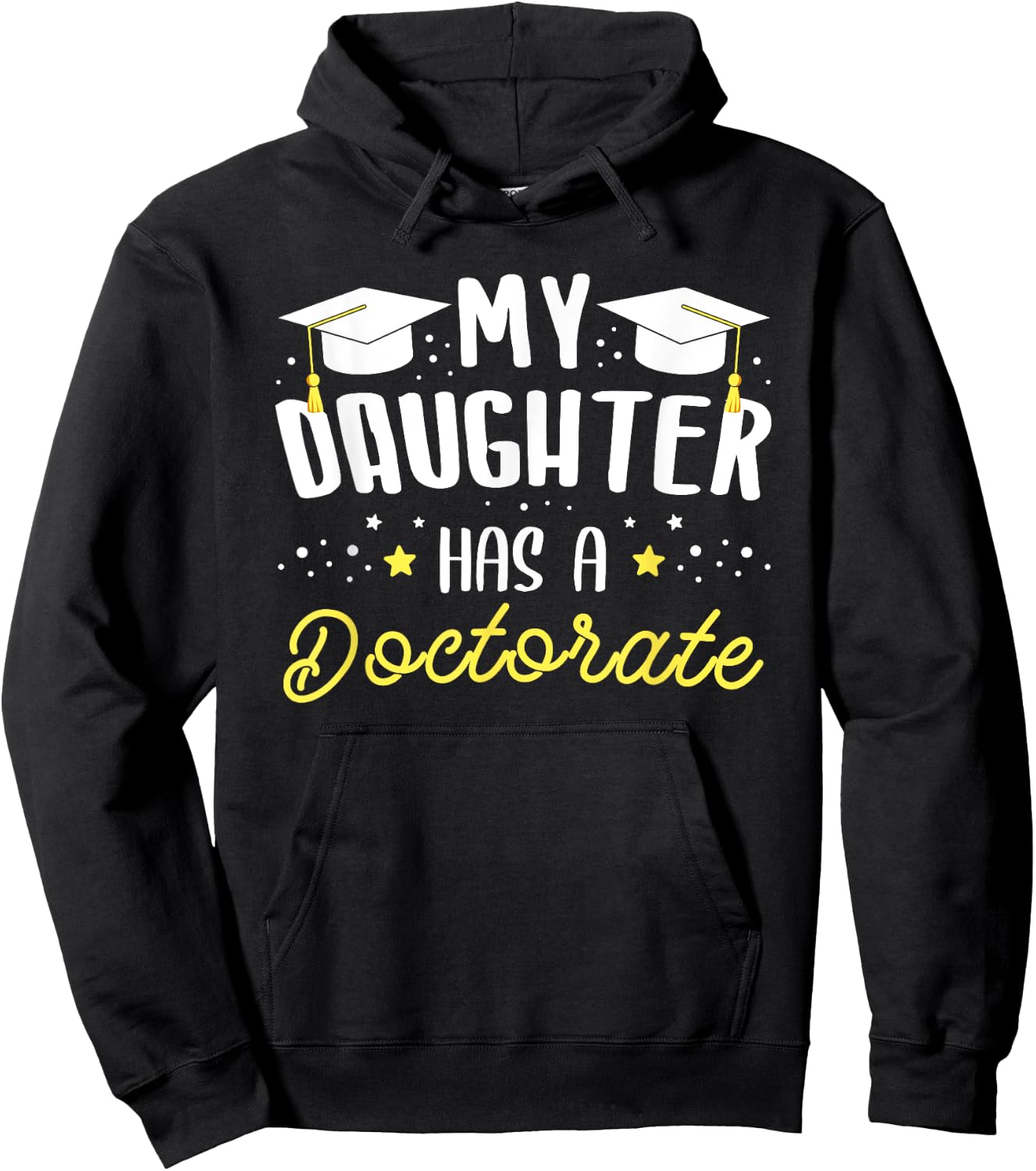 Meine Tochter hat einen Doktortortel Doktor Hoodie - Hoodie | Black