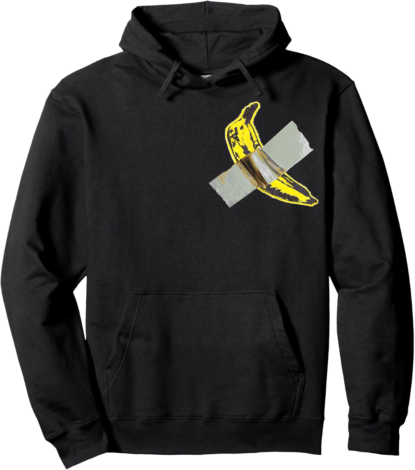 Banana Duct Taped To Wall 100K Because Basel Miami Art Hoodie - Hoodie | Black