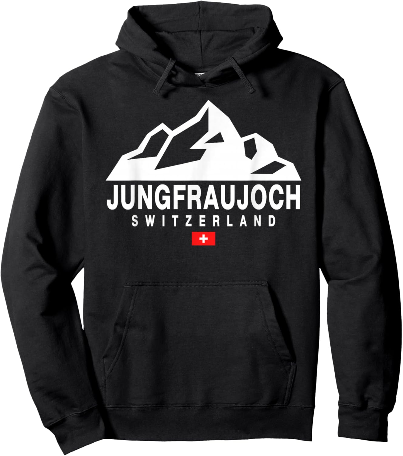 Jungfraujoch Switzerland Attractions Swiss Mountains Hoodie - Hoodie | Black
