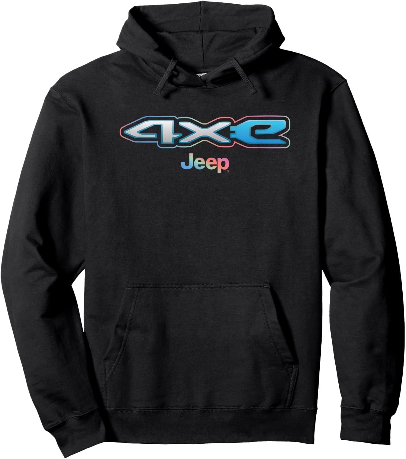 Jeep 4xe Multi-Color Hoodie - Hoodie | Black