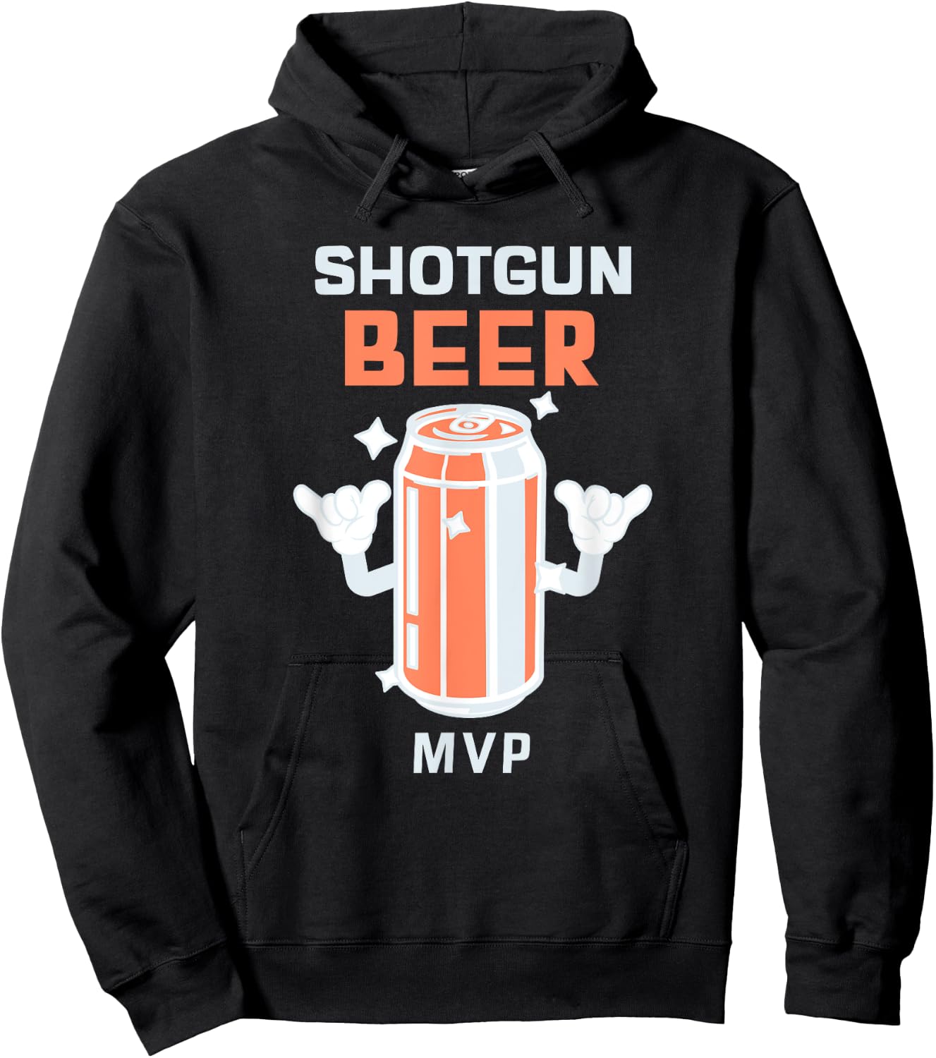 Shotgun Beer MVP - Funny Beer Drinker Hoodie - Hoodie | Black