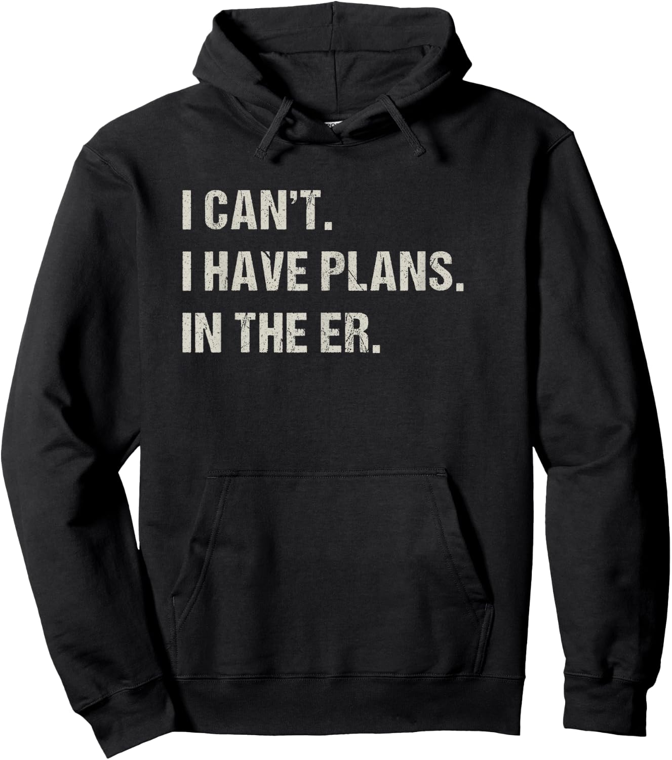 In The ER Er Nurse Emergency Room Funny Doctor Hoodie - Hoodie | Black
