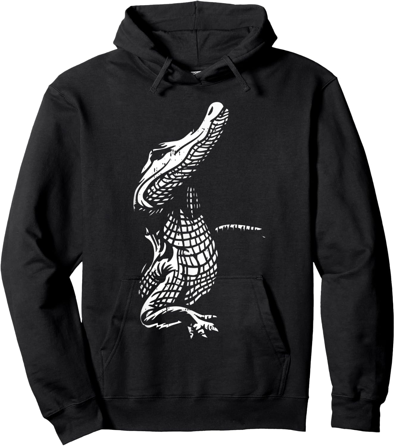 Crocodile Reptile Croc Wild Zoo Cool Animal Lover Gift Hoodie - Hoodie | Black