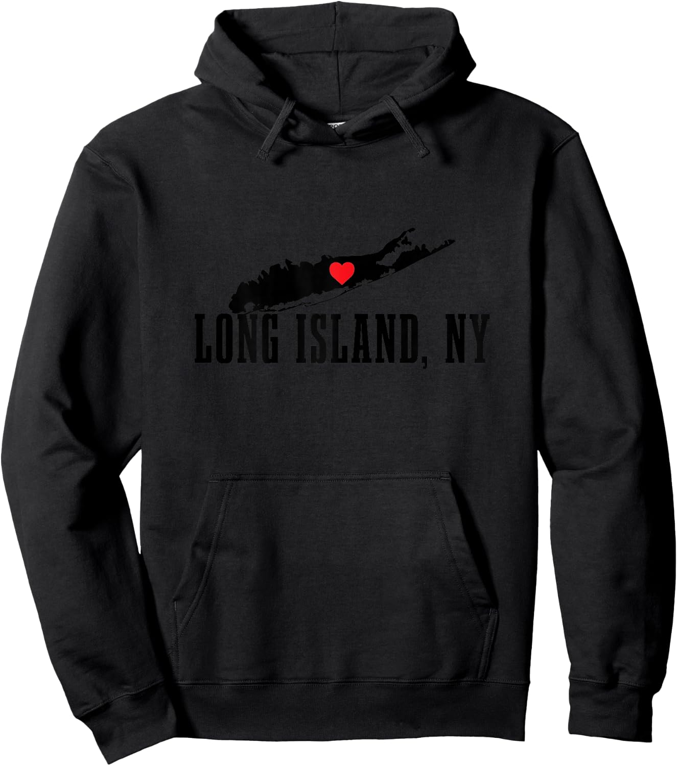 Long Island New York NY Vintage USA America Souvenir Hoodie - Hoodie | Black