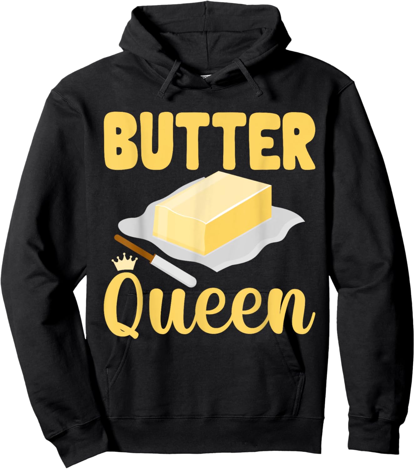 Butter Queen Dairy Butter Hoodie - Hoodie | Black
