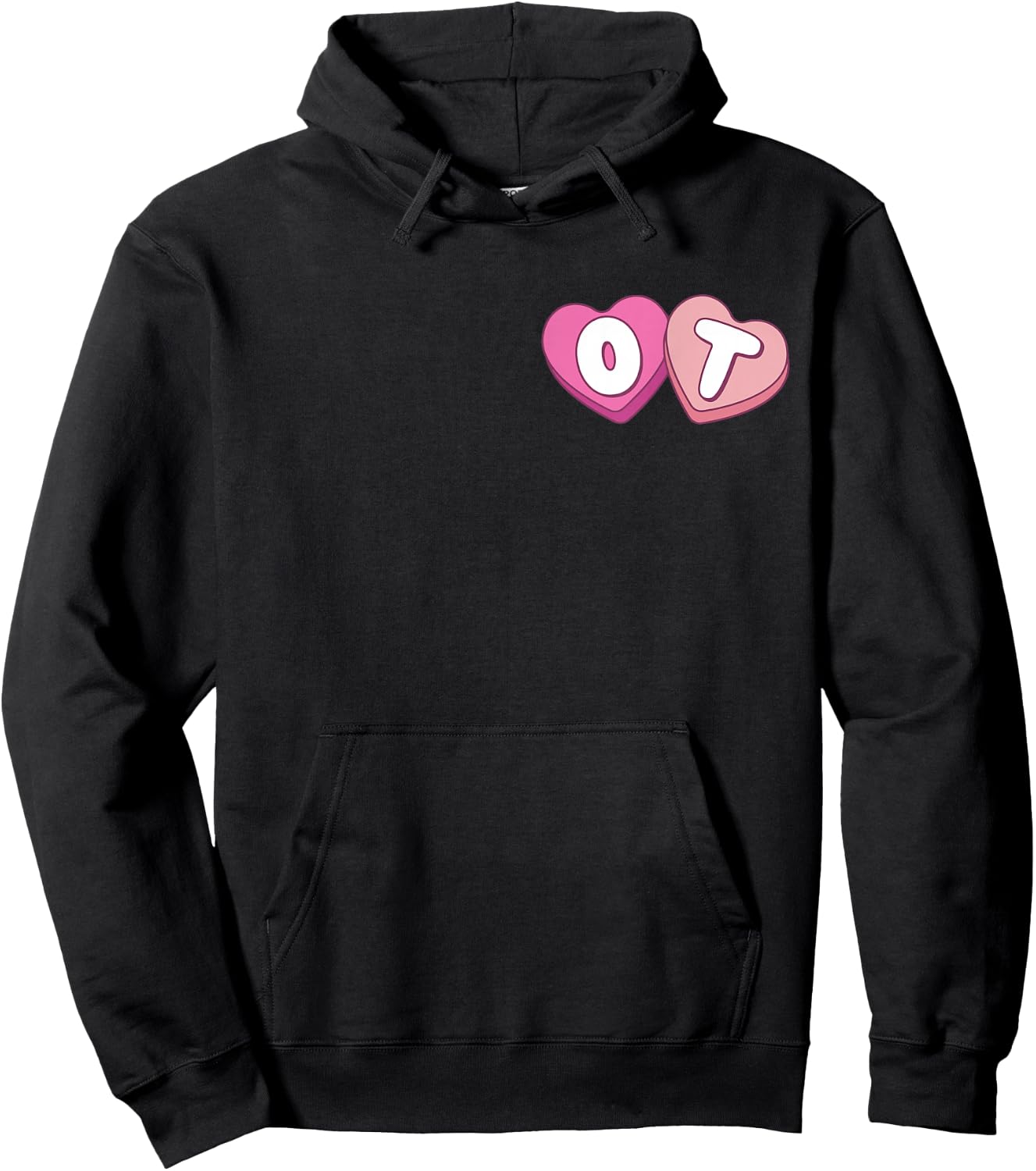 Occupational Therapy Therapist Valentine Day OT OTA Motivate Hoodie - Hoodie | Black