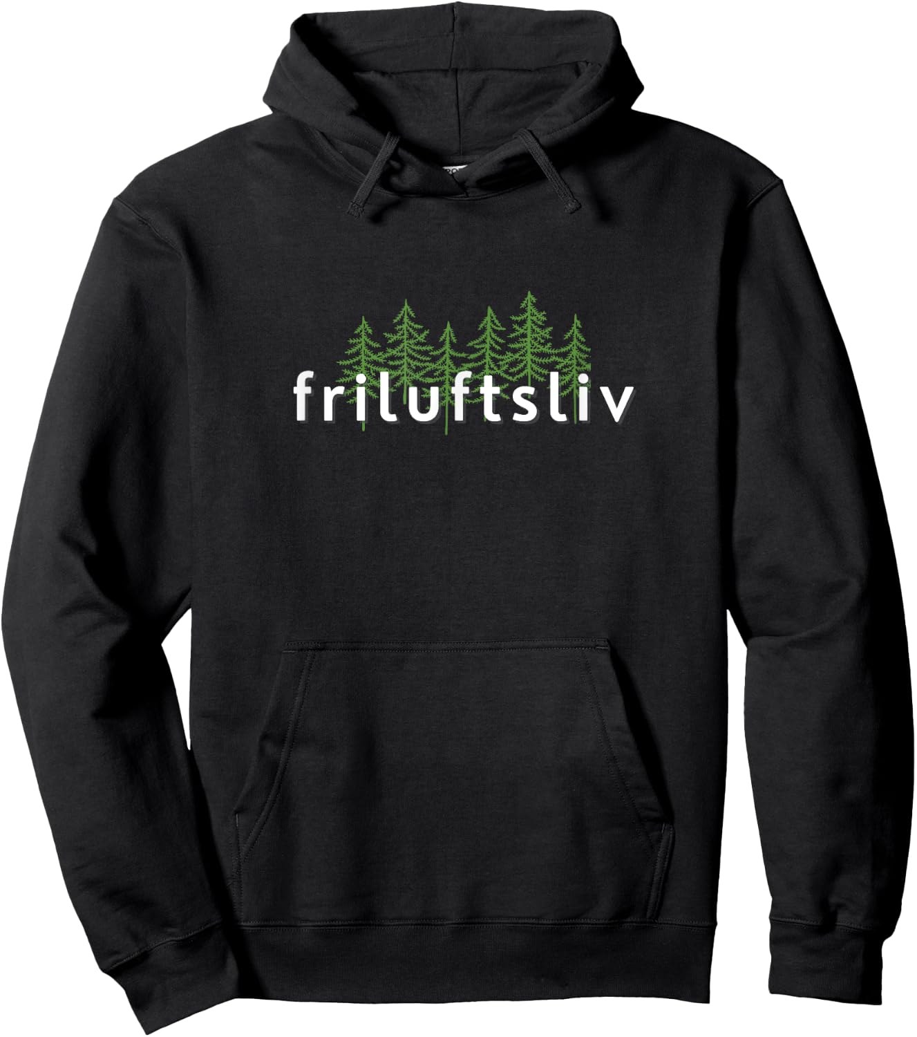 Friluftsliv Nordic Outdoor Living Norwegian Way of Life Hoodie - Hoodie | Black