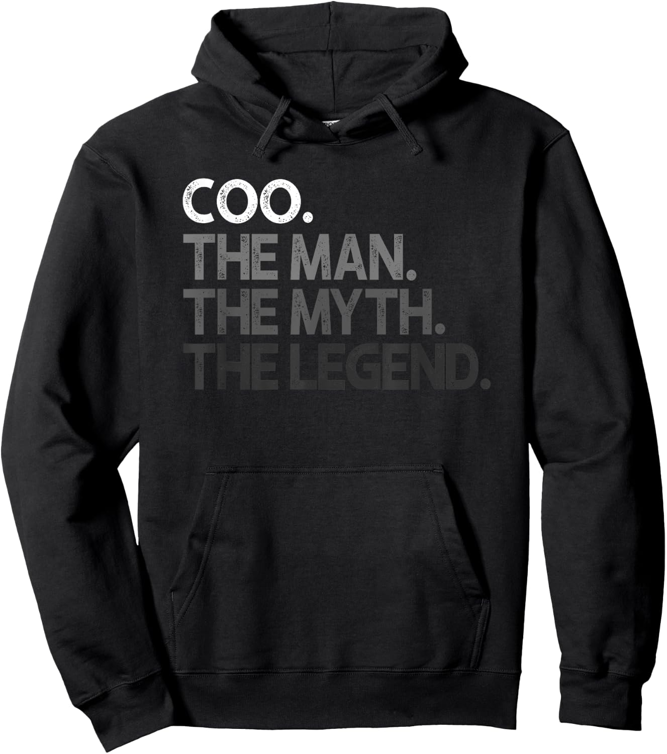 COO The Man Myth Legend Gift Hoodie - Hoodie | Black