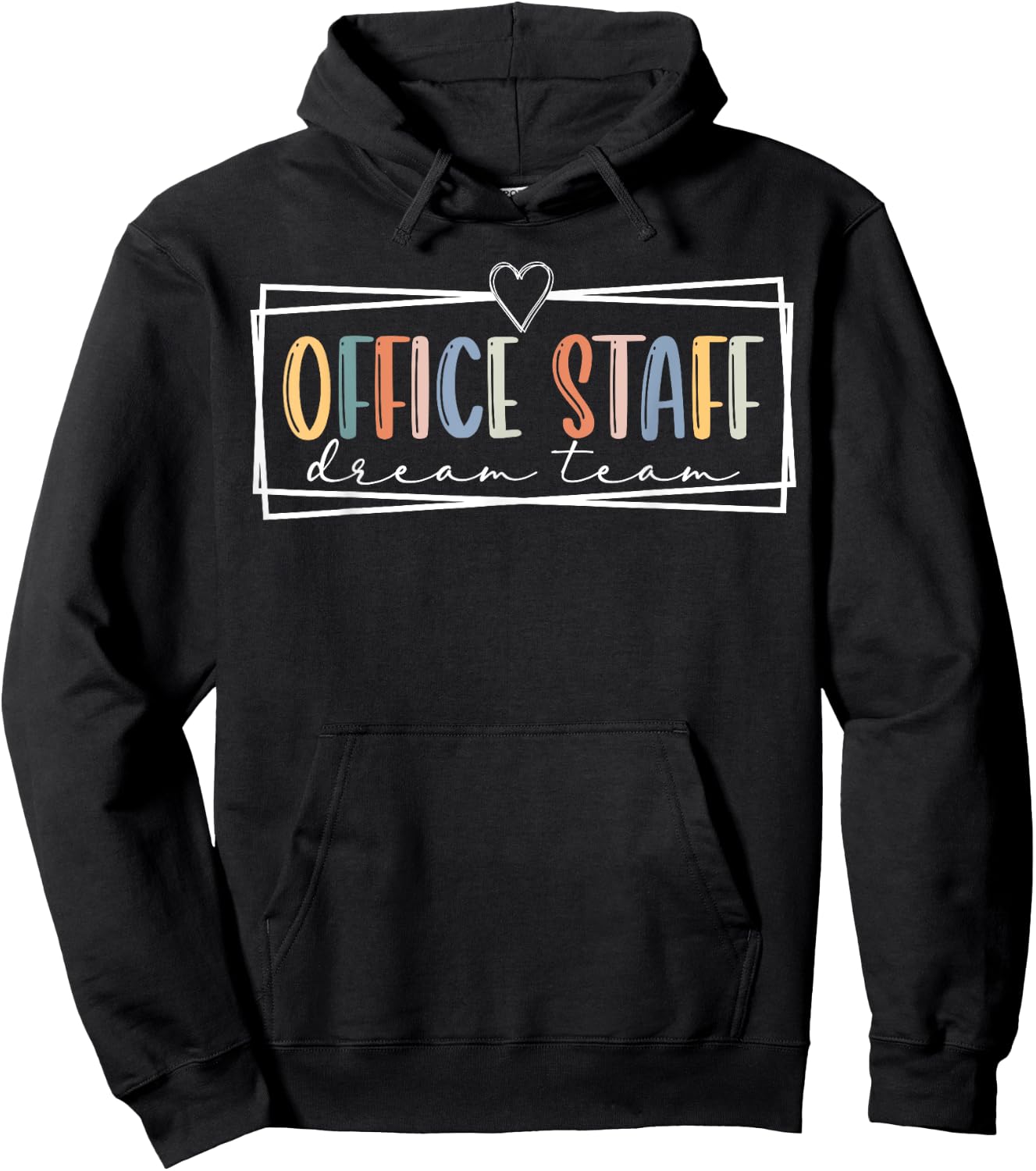 Office Staff Dream Team School Secretary Office Staff Hoodie - Hoodie | Black