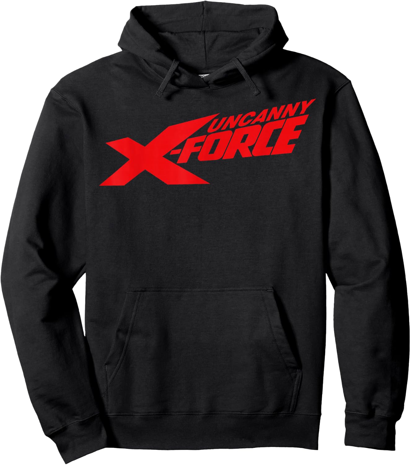 Marvel Uncanny X-Force Red Logo Hoodie - Hoodie | Black