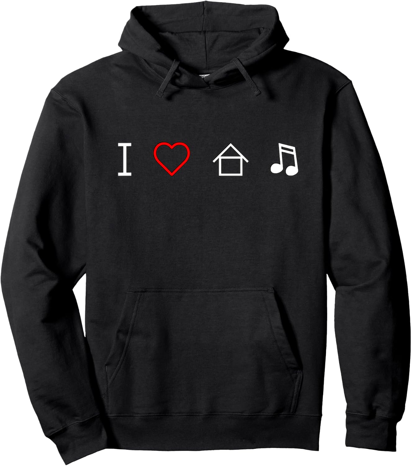 I Heart House Music Icons Hoodie - Hoodie | Black