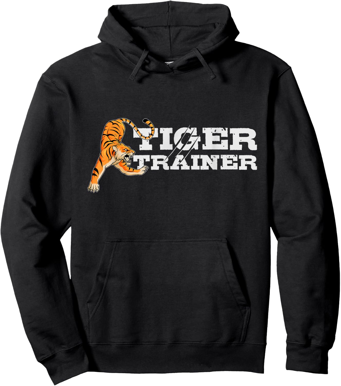 Tiger trainer shirt - Fun Halloween Costume Gift Kids Adult Hoodie - Hoodie | Black