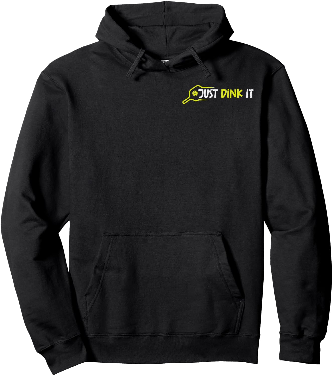 Pickleball Just Dink It Pocket Pickle Ball Men Women Kids Hoodie - Hoodie | Black