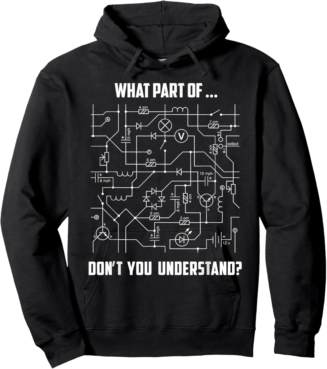 Electrical Engineering Shirts Electrical Engineer Gifts Men Hoodie - Hoodie | Black
