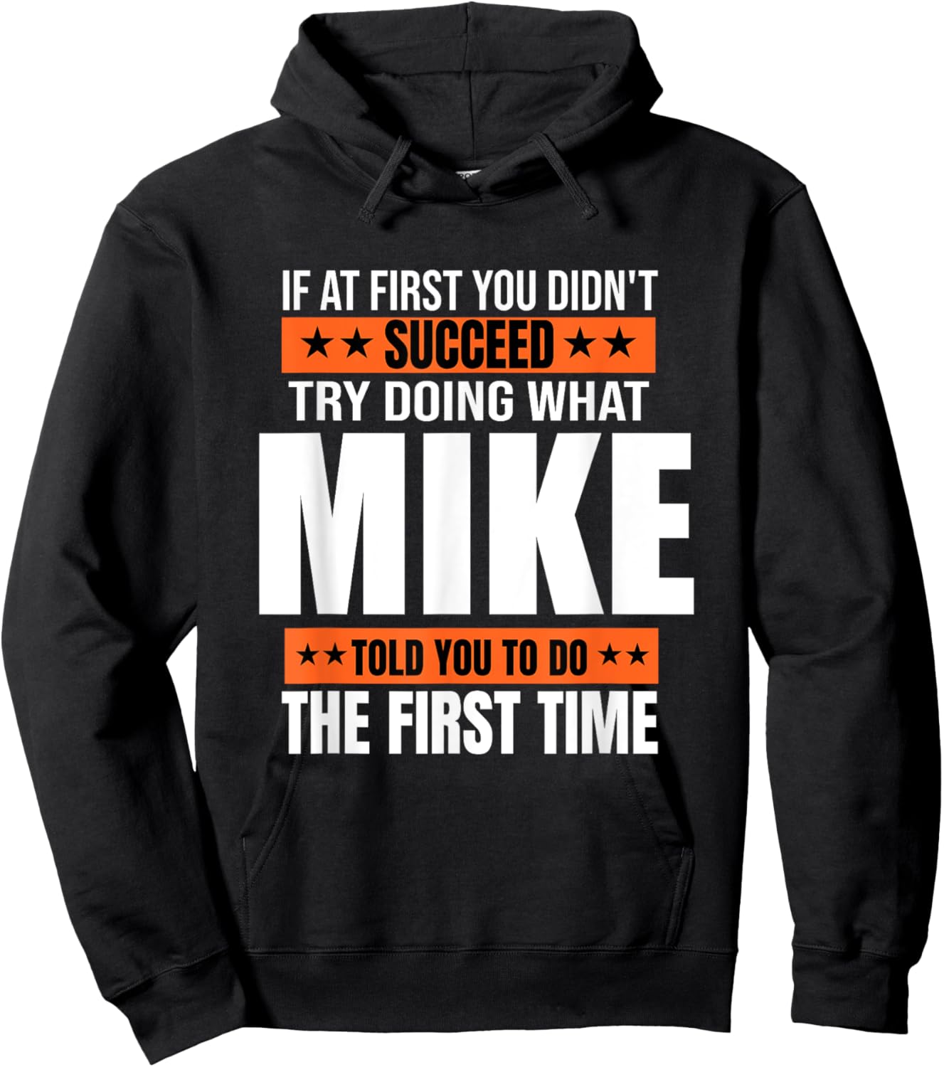 Mike Gifts Name Personalized Birthday Presents Funny Hoodie - Hoodie | Black