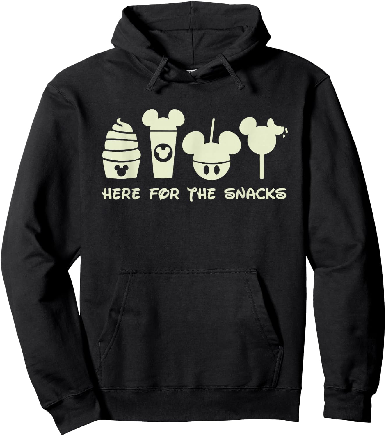 I'm Here For The Snacks, Snacks Goals, Snackgoals Hoodie - Hoodie | Black