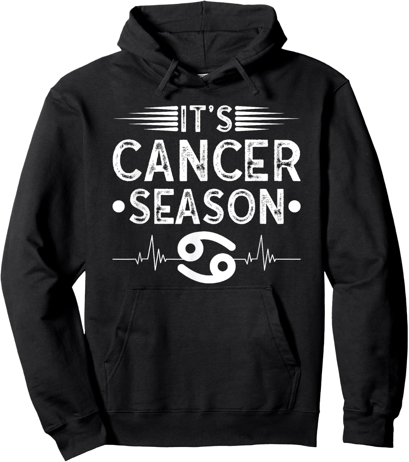 Cancer Season Horoscope Astrology Zodiac Sign Hoodie - Hoodie | Black