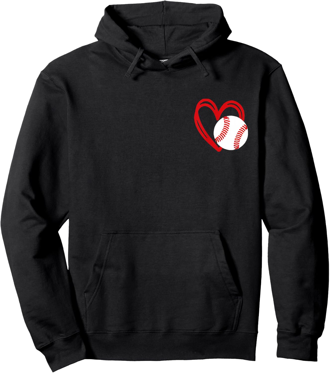 That's My Grandson Out There Baseball Hoodie - Hoodie | Black