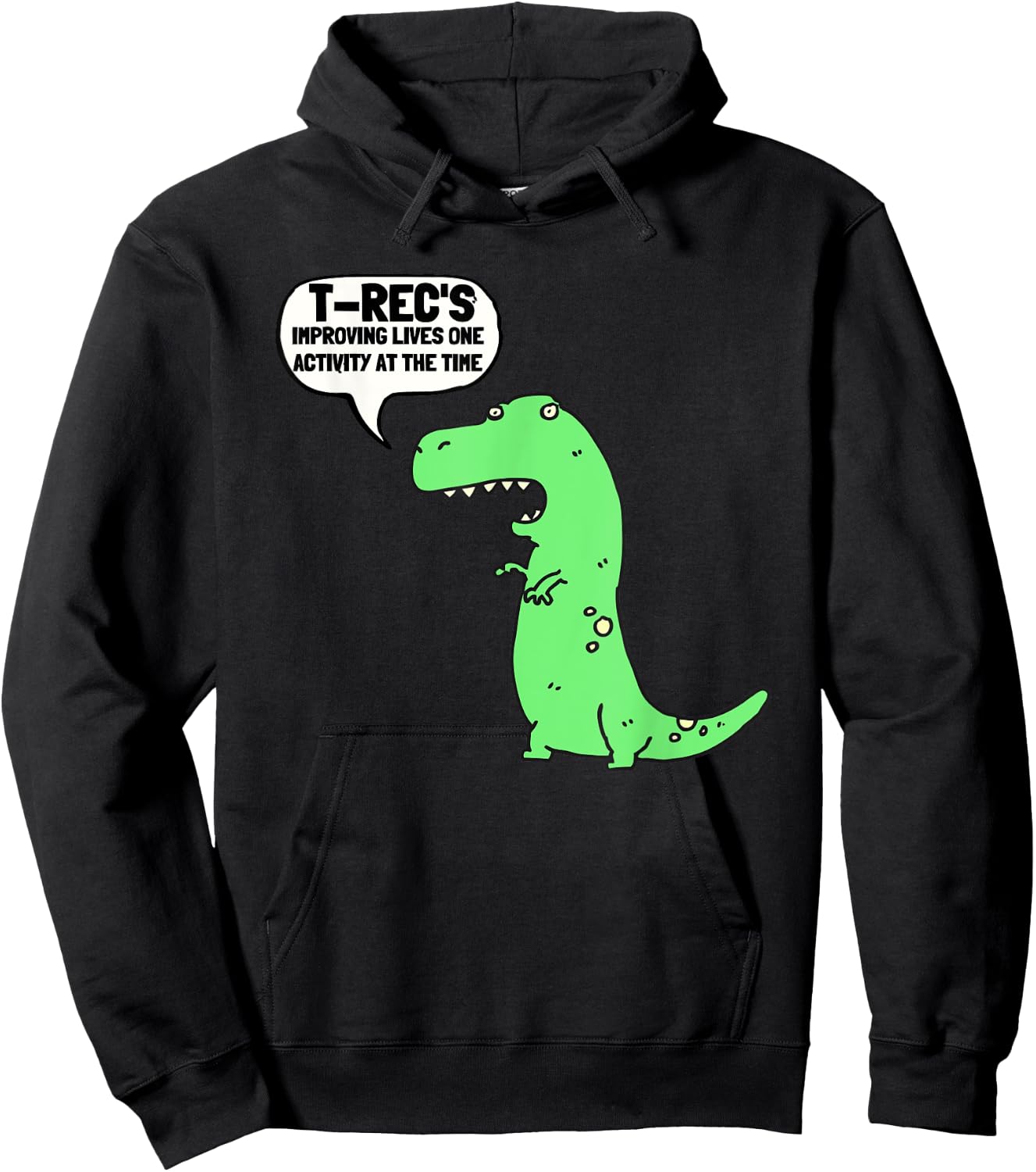 T-Rec's - Recreational Therapy Therapist RT Month Hoodie - Hoodie | Black