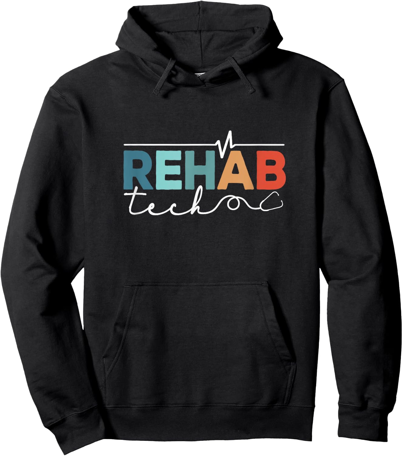 Rehabilitation Technologist Physical Rehab Nursing Tech Aide Hoodie - Hoodie | Black