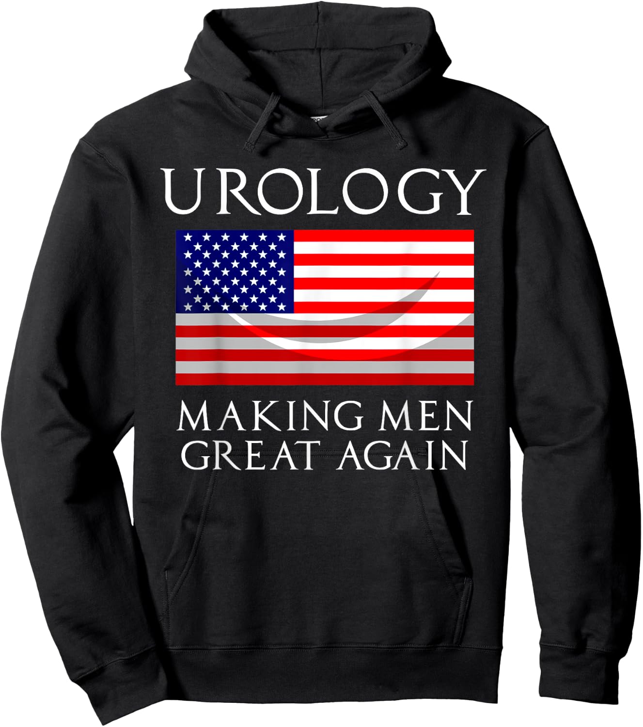 Cute American Patriot Hospital Doctor Lover Design Urology Making Men Great Again Hoodie - Hoodie | Black