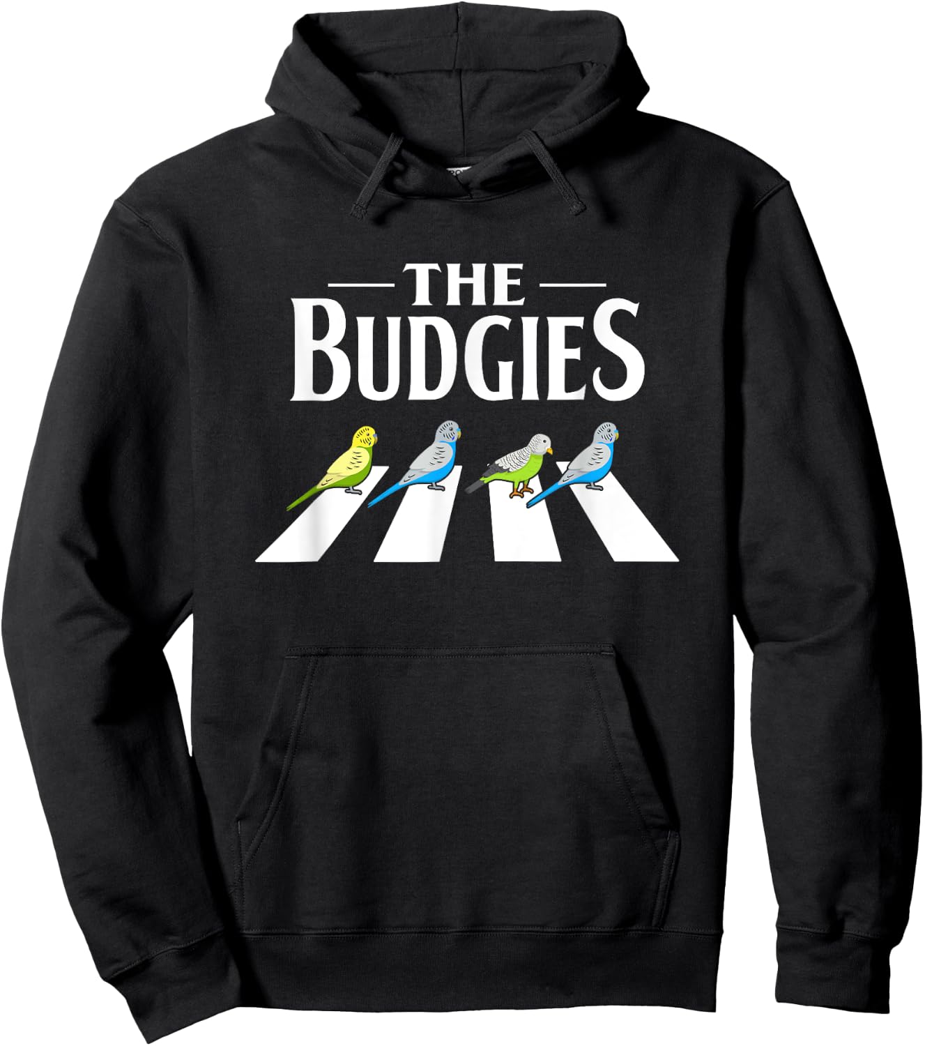 Budgie Parakeet Bird Design for a Budgerigar Owner Hoodie - Hoodie | Black