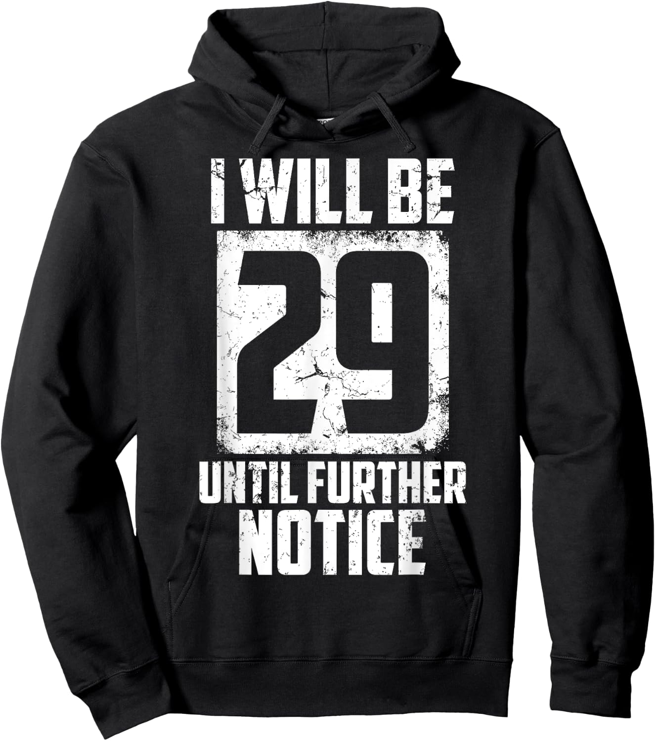 Funny 29 Again Gift Women Cool 30th Birthday Joke Hoodie - Hoodie | Black