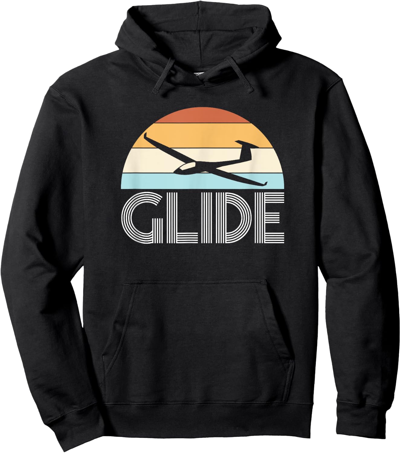 Glide Glider Aeroplane Sailor Gift Hoodie - Hoodie | Black