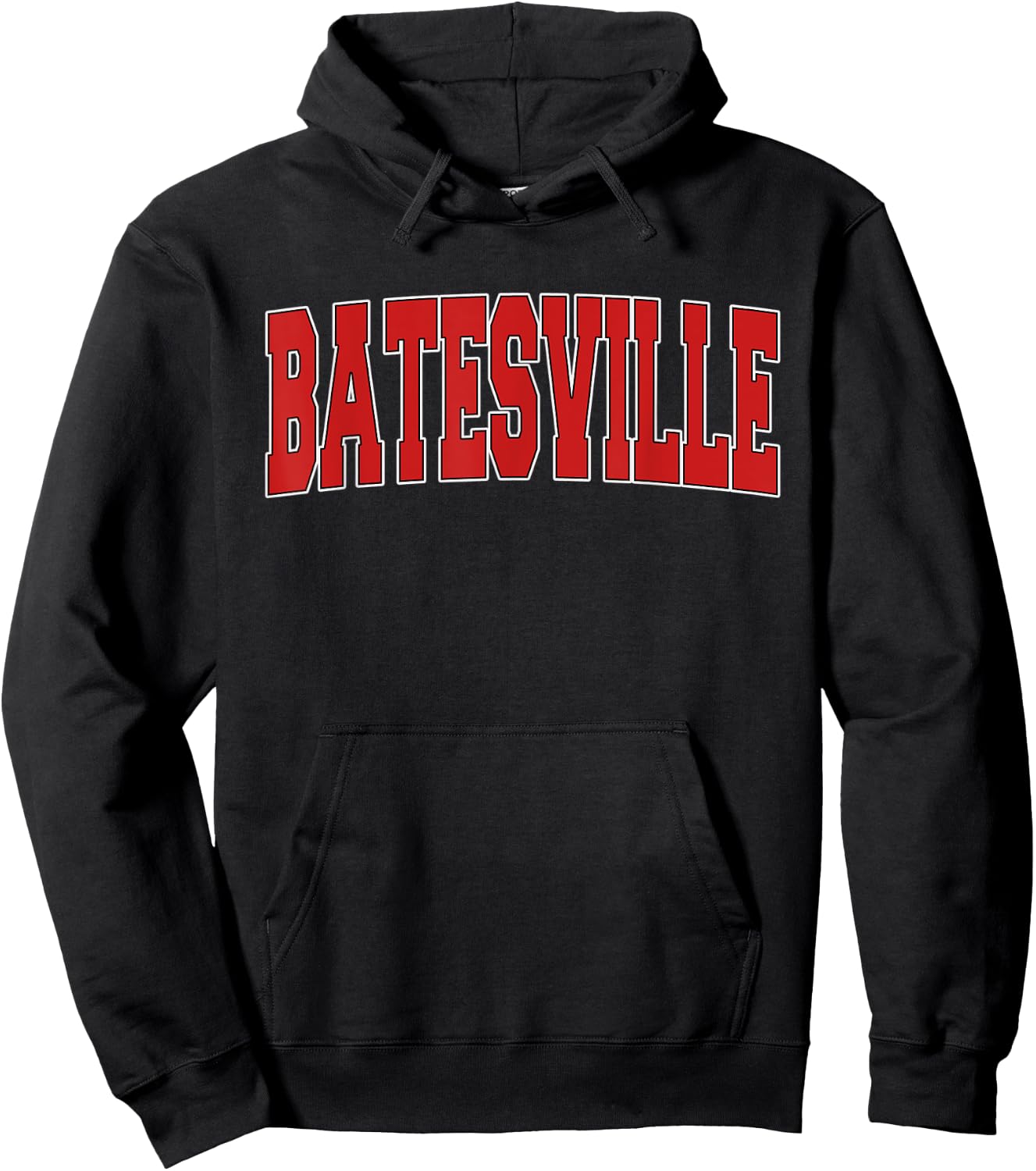 BATESVILLE AR ARKANSAS Varsity Style USA Vintage Sports Hoodie - Hoodie | Black