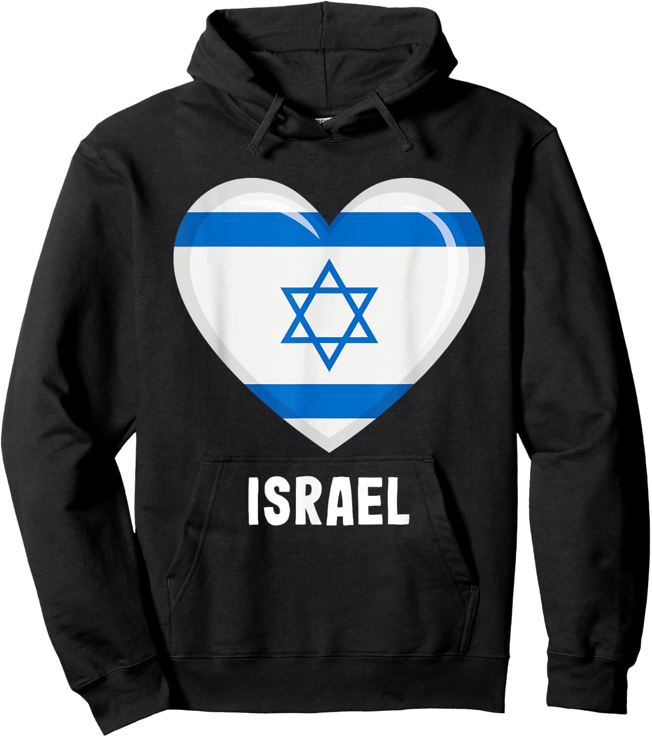 Israel Flag Jersey | Israeli Hoodie - Hoodie | Black
