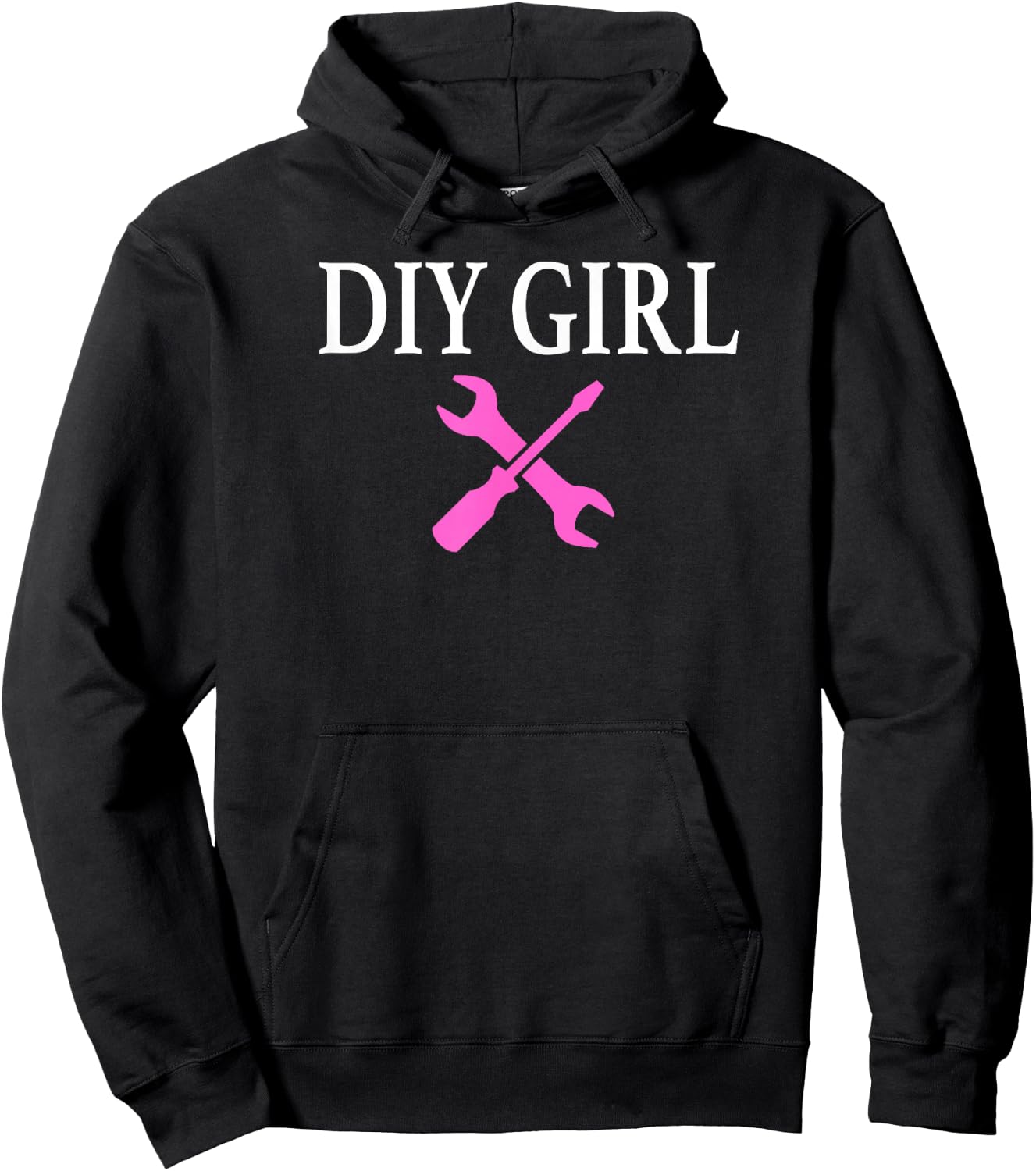 DIY GIRL Do it yourself Fun Gift Hoodie - Hoodie | Black