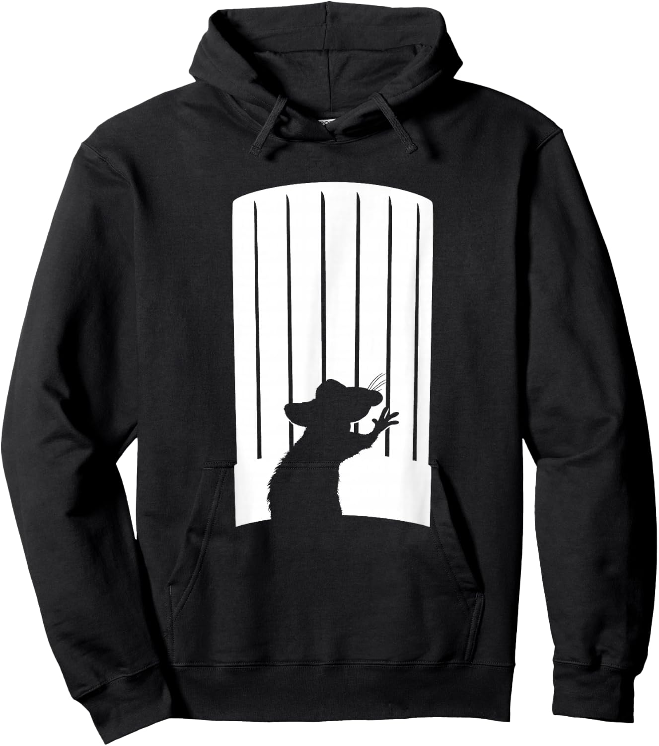Disney and Pixar's Ratatouille Chef Hat Remy Silhouette Hoodie - Hoodie | Black