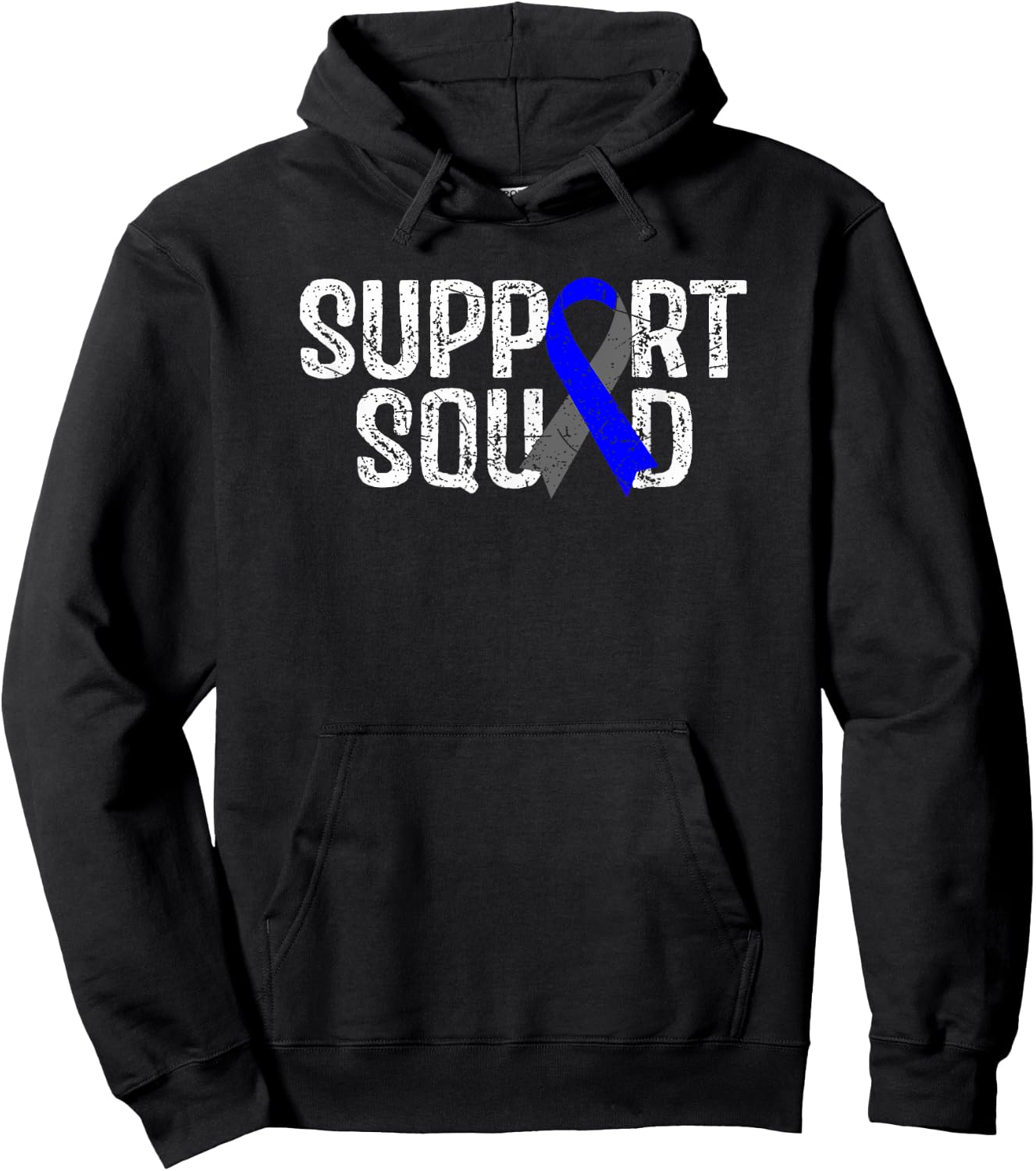 Diabetes Awareness Support Squad Hoodie - Hoodie | Black