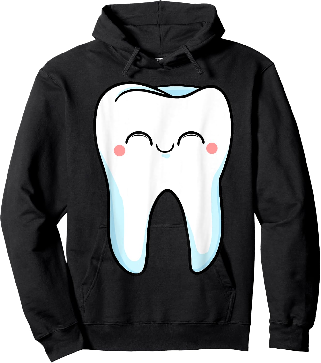 Smiling Teeth Dentist Mouth Doctors Hygiene Doc Hoodie - Hoodie | Black