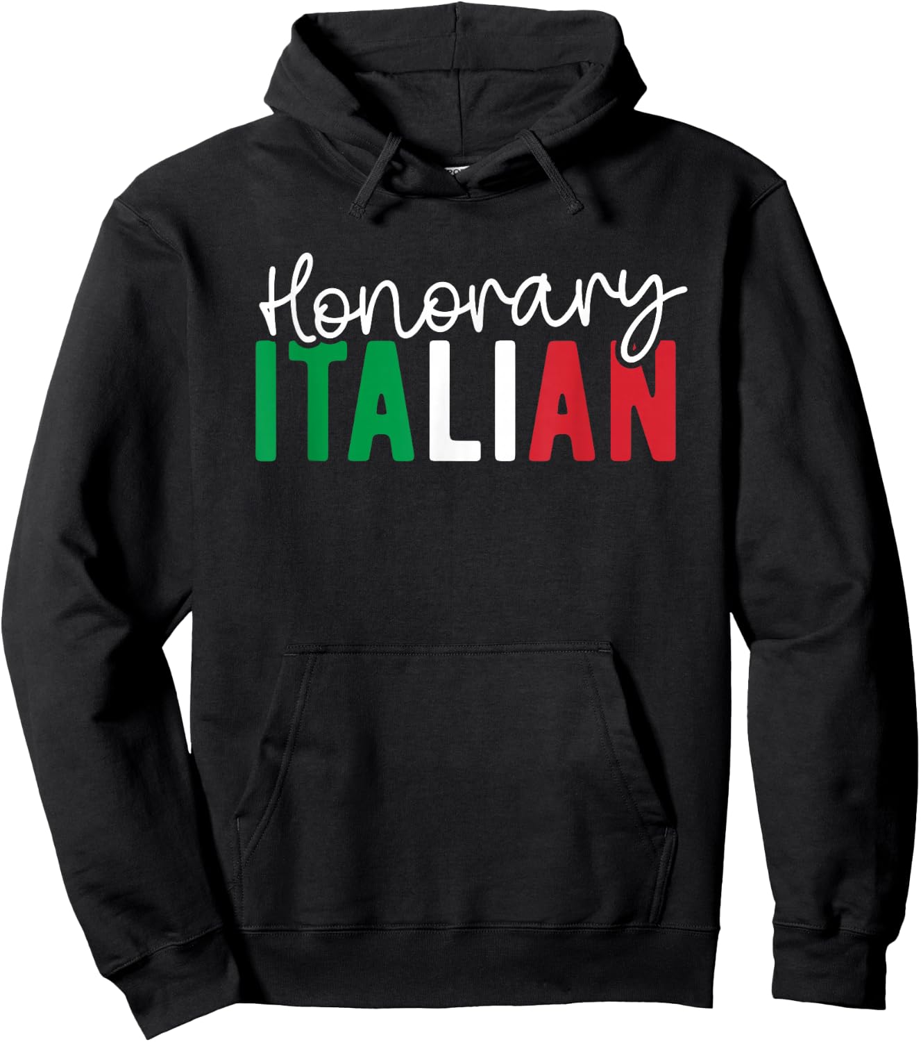 Honorary Italian Funny Italian Husband Wife Italy Vacation Hoodie - Hoodie | Black