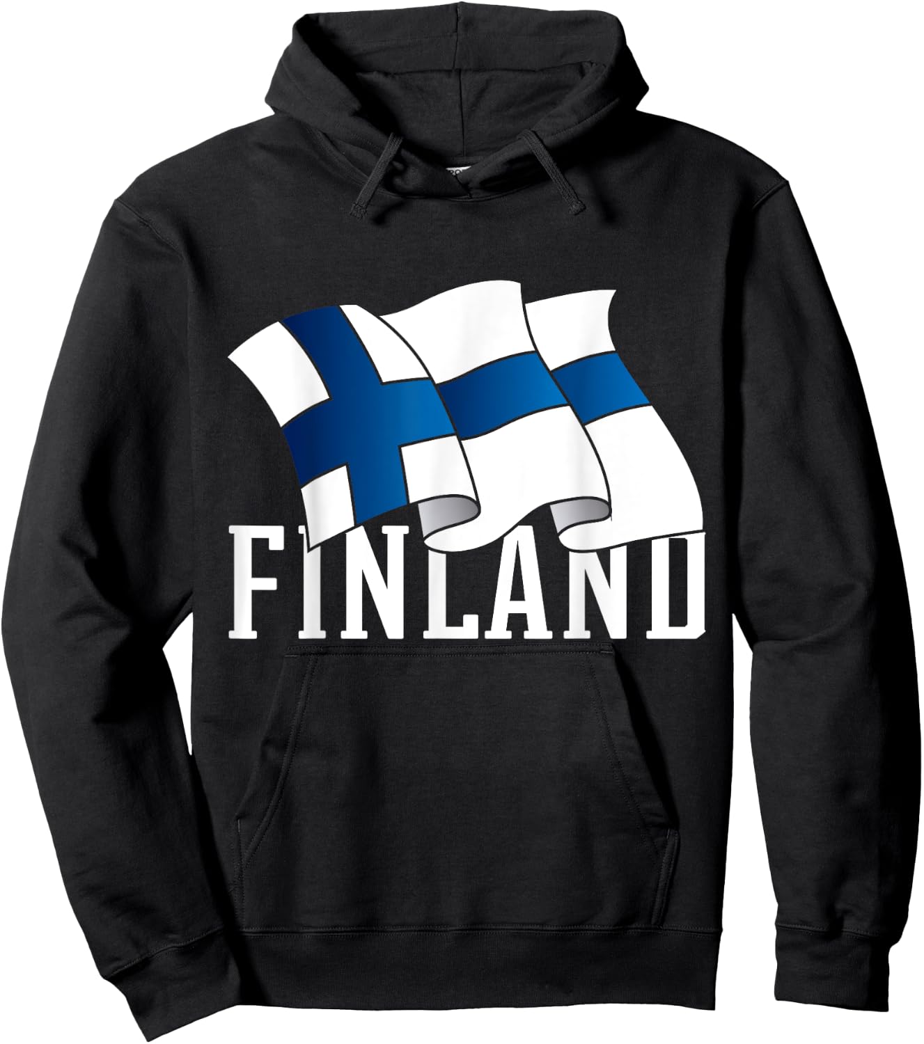 Finnish Pride Finland Viking Gift Finland Hoodie - Hoodie | Black