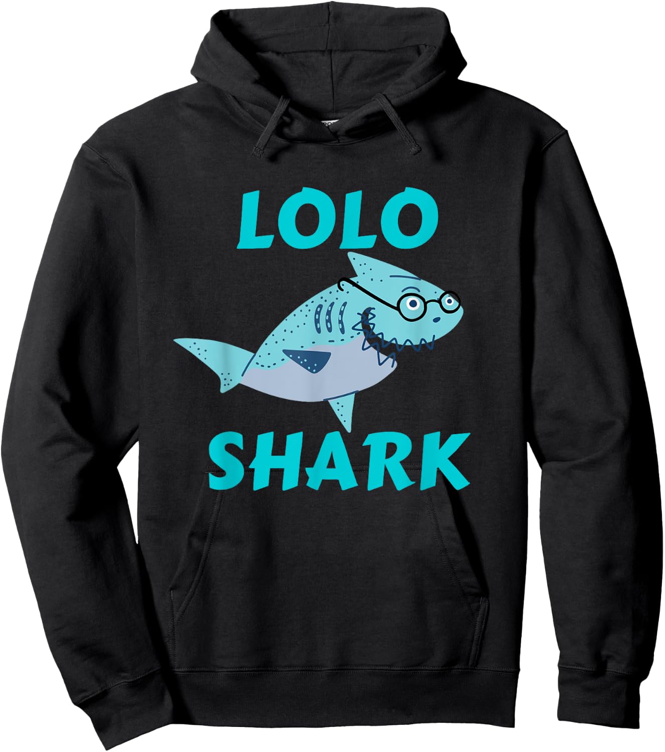 Lolo Shark Gift Filipino Grandpa Hoodie - Hoodie | Black