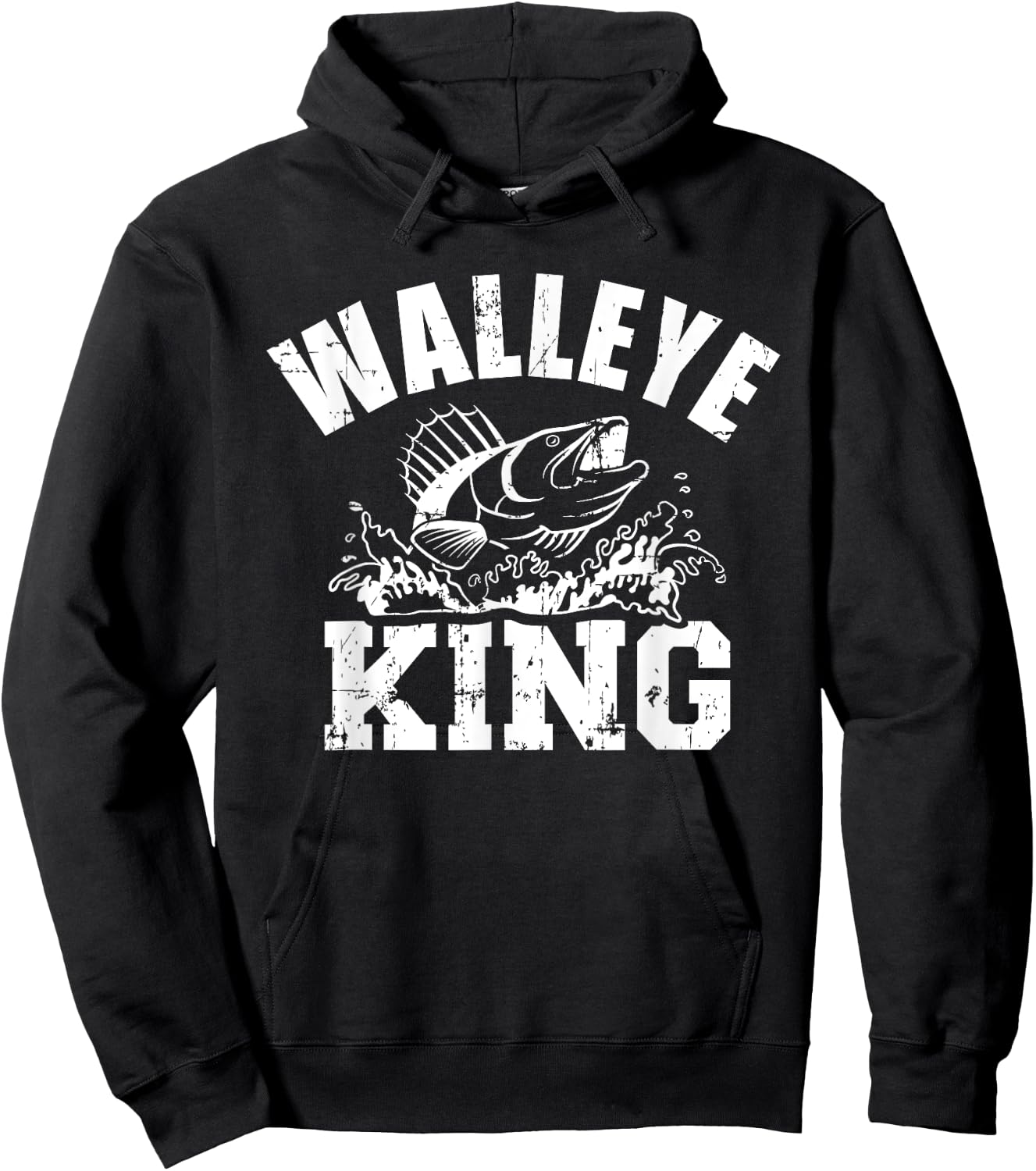 Walleye king Hoodie - Hoodie | Black