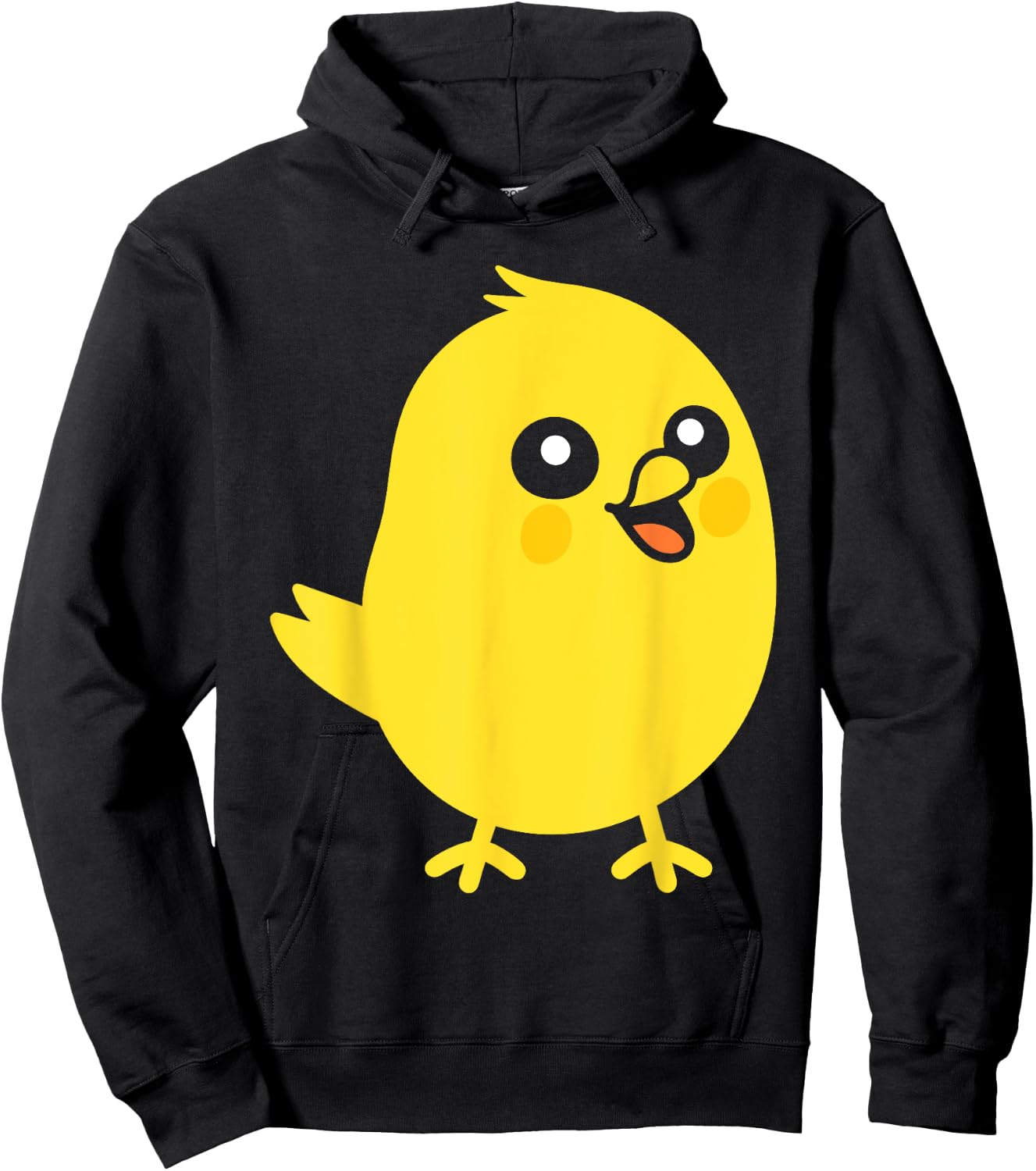 Simple Cute Minimalist Canary Bird Little Baby Canary Hoodie - Hoodie | Black