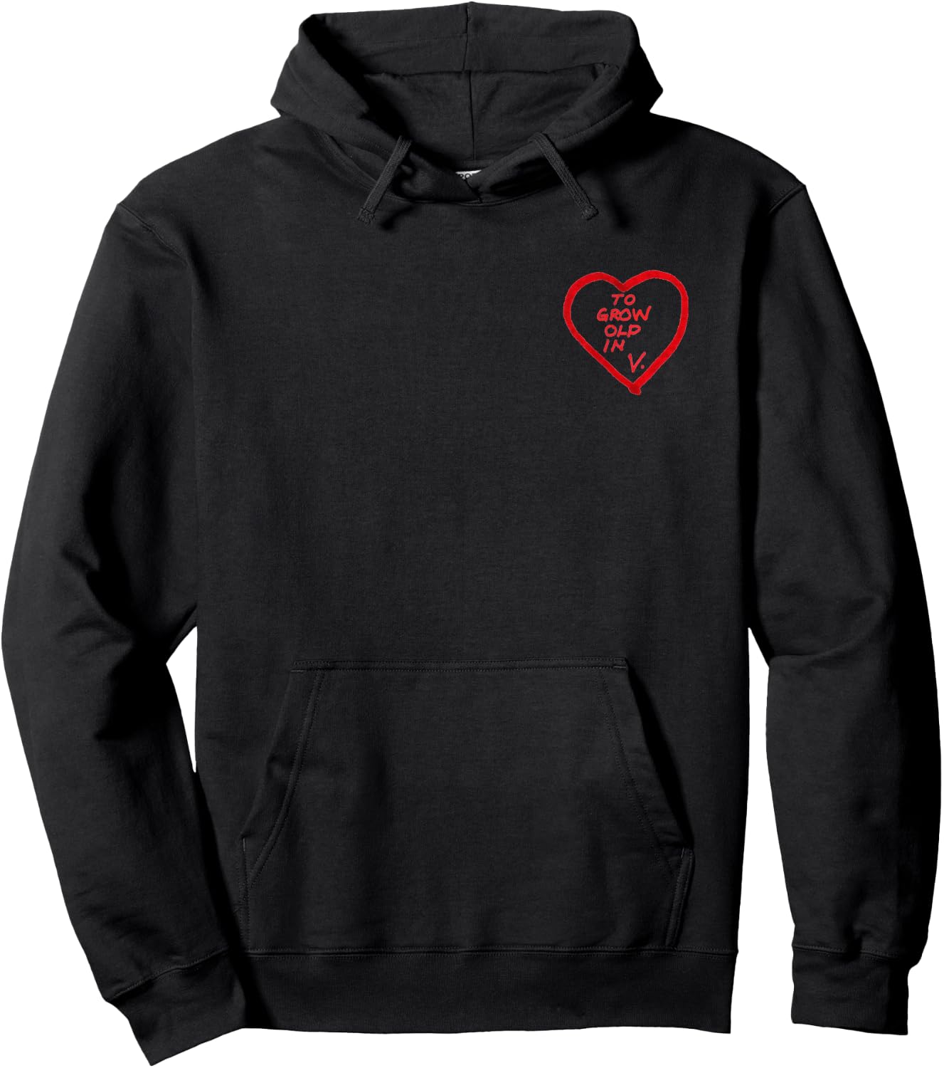 Marvel WandaVision to Grow Old in Heart Small Hoodie - Hoodie | Black