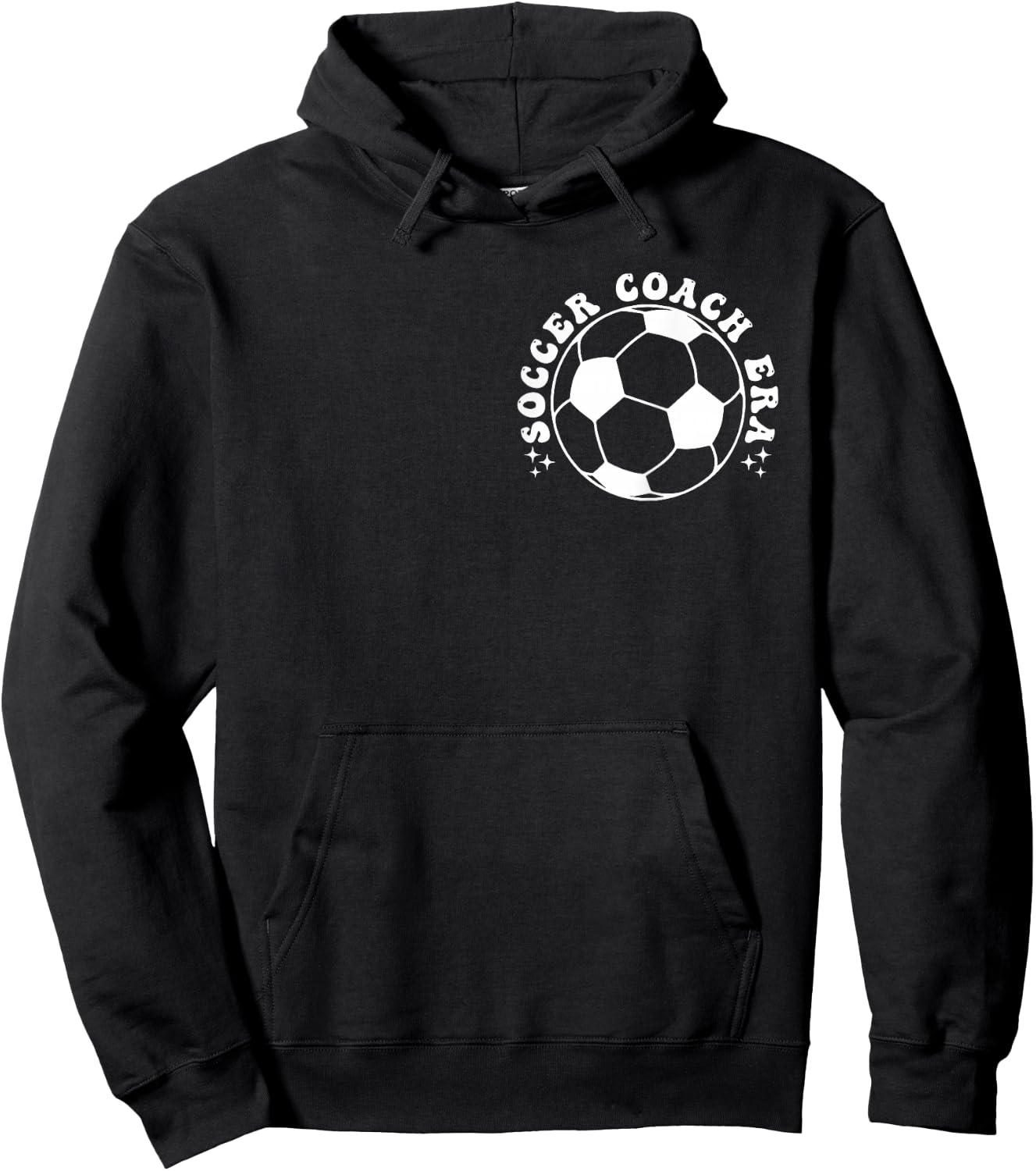 Funny vintage In My Soccer Coach Era Funny Coach Football Hoodie - Hoodie | Black