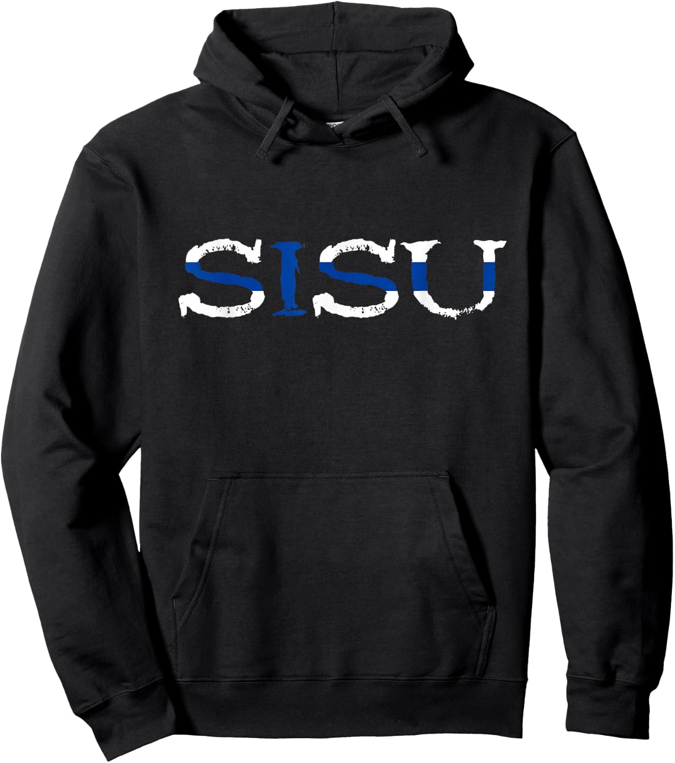 Sisu Suomi Finland Travel Fin Roots Finnish Flag Hoodie - Hoodie | Black