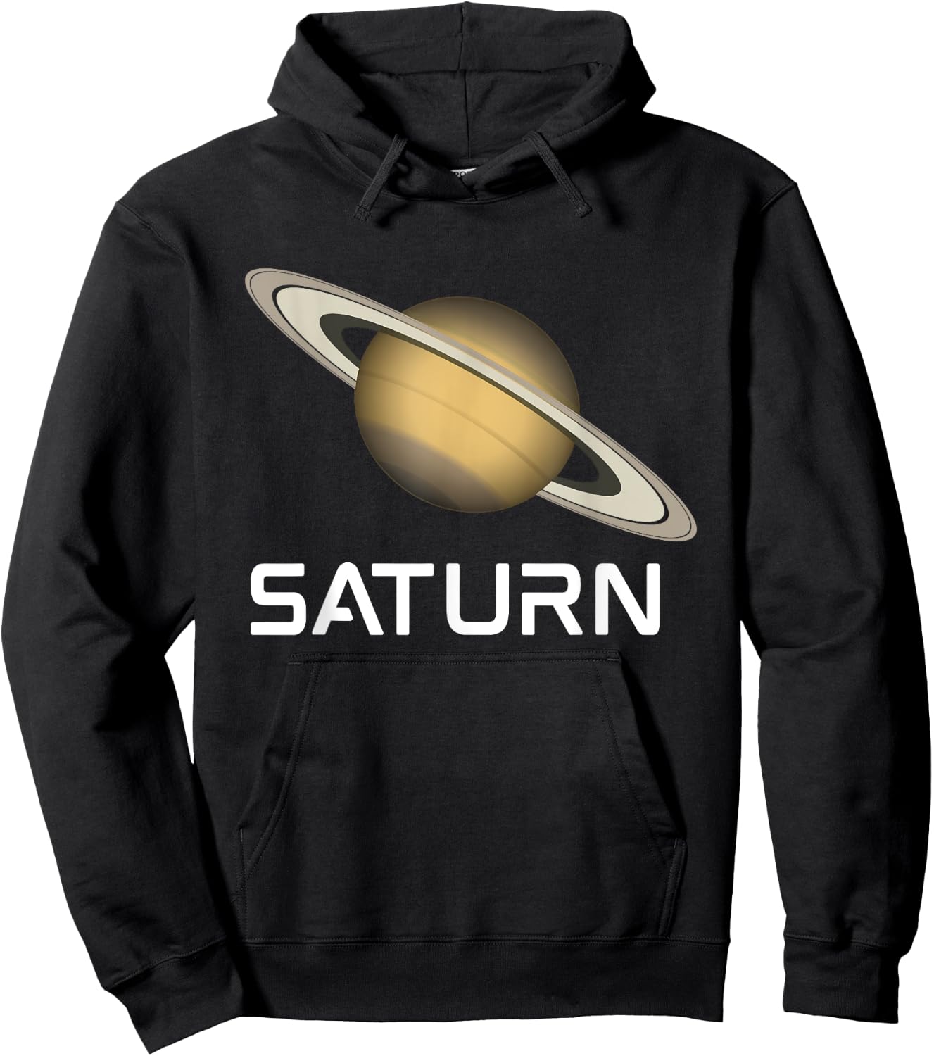 Solar System Planet Saturn Rings Outer Space Hoodie - Hoodie | Black