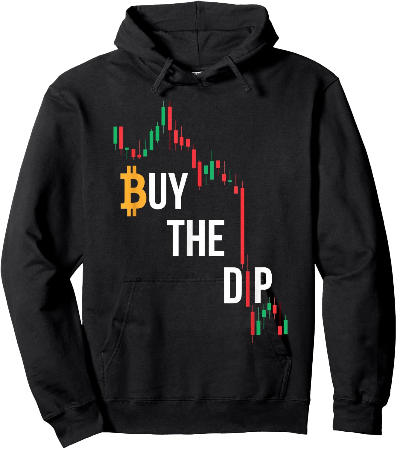 Buy The Dip - Bitcoin Cryptocurrency Hoodie - Hoodie | Black