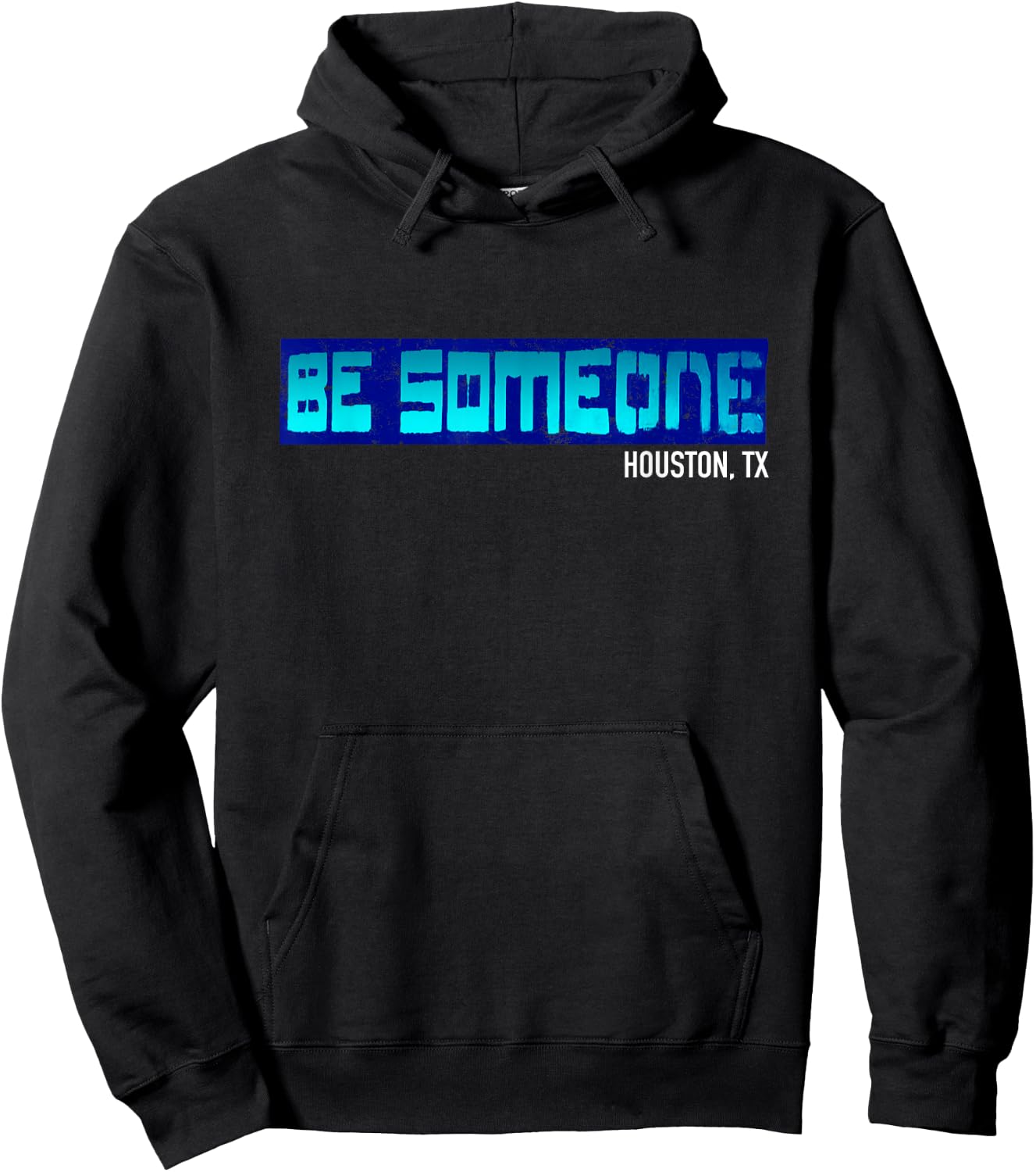 Houston Be someone Bridge Houston Skyline H-Town Be Someone Hoodie - Hoodie | Black